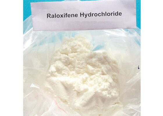 CAS 82640-04-8 Anti Estrogen Steroid Raloxifene Hydrochloride Untuk Kanker Payudara